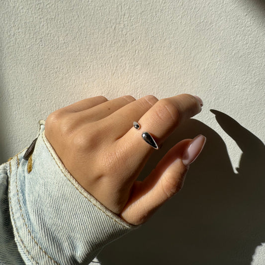 טבעת ג׳ייד כסף 925