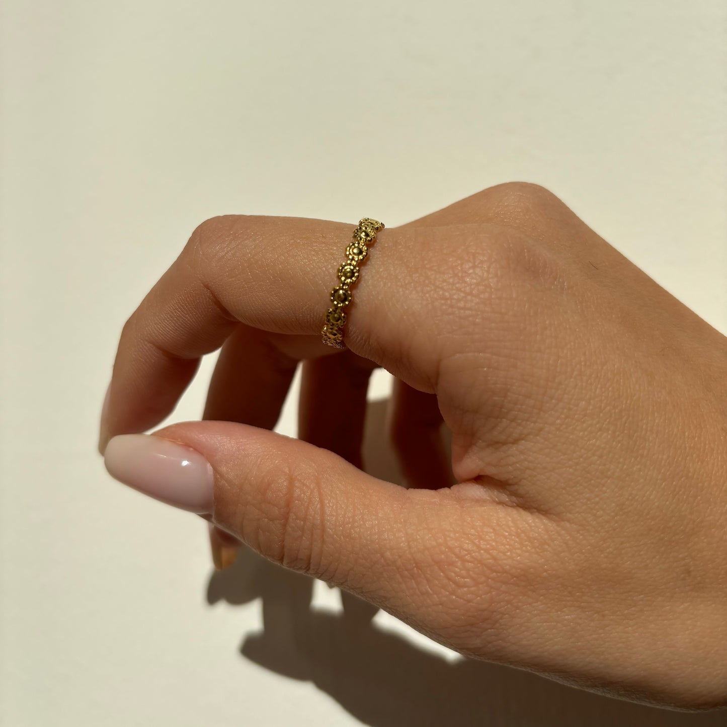 טבעת לילי זהב