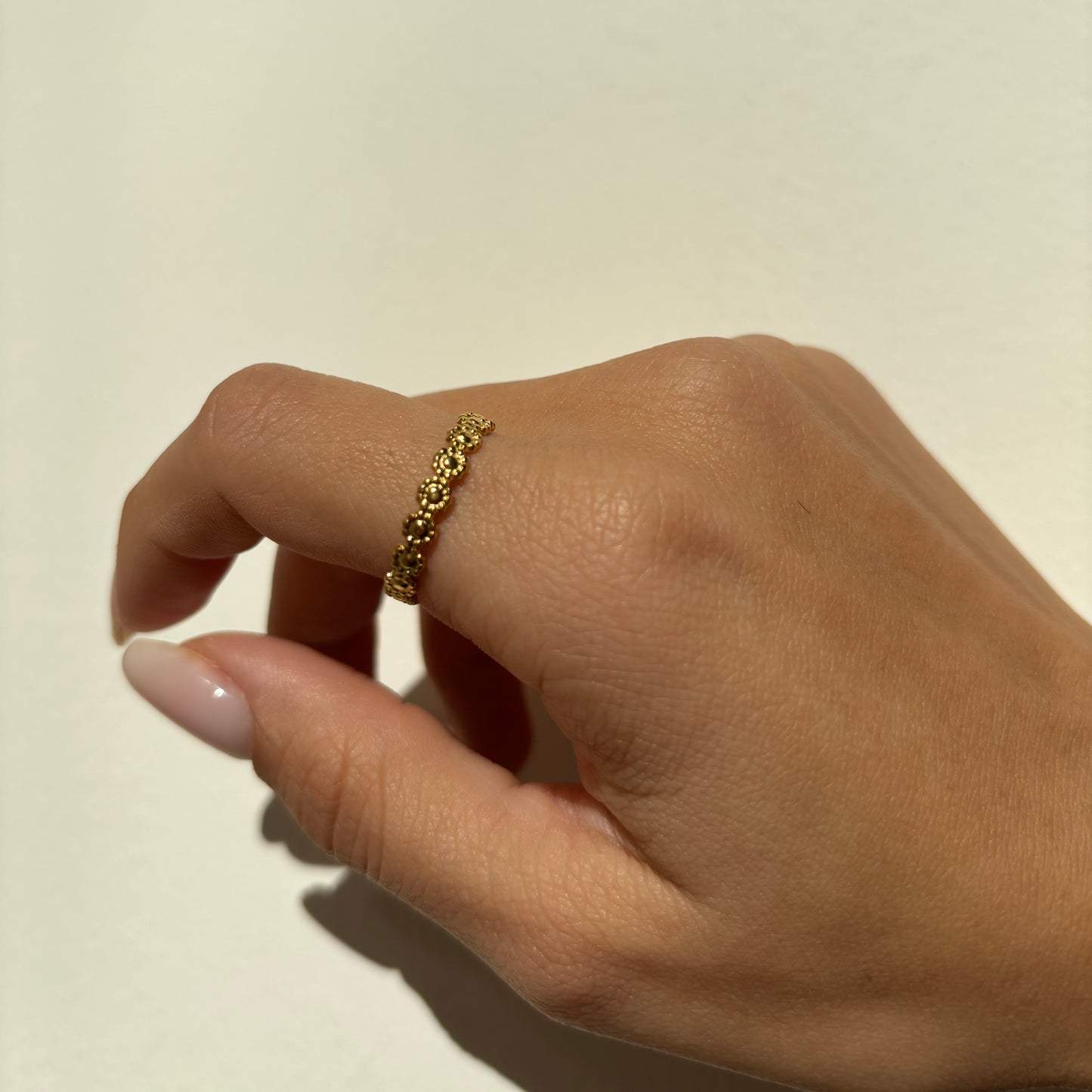 טבעת לילי זהב